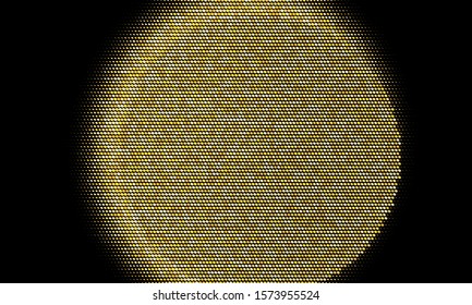 Gold glitter texture. Golden abstract particles. Sparkle glitter background. Vector illustration. Golden confetti.
