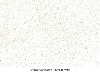 Textura con brillo de oro aislada en blanco. Color de las partículas ámbar. Fondo Celebratorio. Explosión dorada de Confetti. Elemento de diseño. Imagen Generada Digitalmente. Ilustración vectorial, EPS 10.
