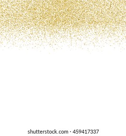 Gold glitter texture with sparkles Royalty Free Vector Image