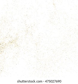 Gold glitter texture isolated on white. Golden color of winners. Gilded abstract particles. Explosion of confetti shine. Celebratory background. Vector illustration,eps 10.