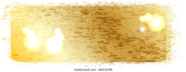 Gold Glitter Texture .vector Banner . 