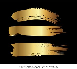 Vetor de textura dourado brilhante no plano de fundo preto