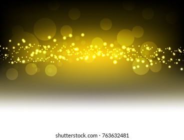 Gold glitter vector illustration