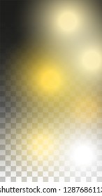 Gold Glitter Vector Texture on a Black. Golden Glow Pattern. Golden Christmas and New Year Snow. Golden Explosion of Confetti. Star Dust. Abstract Flicker Background with a Party Lights Design. 