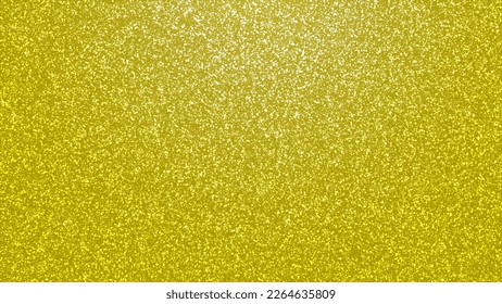 Gold glittering background, golden grain dot particles grainy texture, vector pointillism. Grain noise or dotwork stipple effect, abstract gold pattern background of yellow sand grain noise