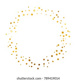 	
Gold glittering background vector Polka dot