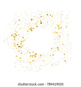 	
Gold glittering background vector Polka dot