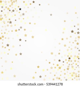 Gold glittering background vector. Star dust and golden glitter. Holidays background for web and print.