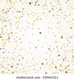 Gold glittering background vector. Star dust and golden glitter. Holidays background for web and print.