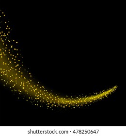gold glittering bokeh abstract background