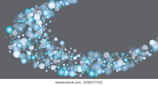 Gold glittering dots, particles, stars magic sparks.  Light bokeh effect isolated on transparent background. 
