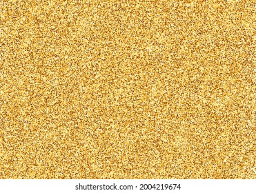 Gold glitzernde Textur. Sparkling Sequin tinsel gelbes Klingeln. Schöner, konfetti Feiertag Hintergrund.