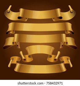 Glossy Vektorillustration Bänder für Ihr Design-Projekt. Vektorillustration