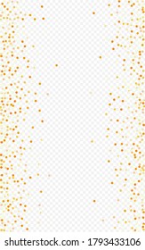 Gold Glow Abstract Transparent Background. Shiny Polka Pattern. Yellow Shine Happy Design. Sparkle Bridal Illustration.