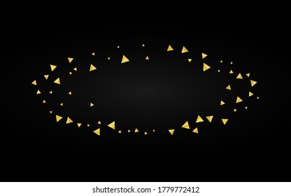 Fondo negro brillante dorado. Tarjeta compartida de vacaciones. Textura Brillante Amarilla. Confetti Luxury Backdrop.