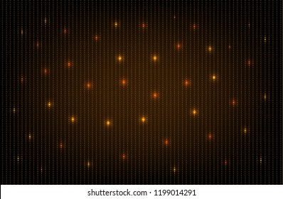 Gold glow lights abstract background. Vector illustration.