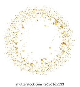 Fondo punteado de semitono brillante dorado