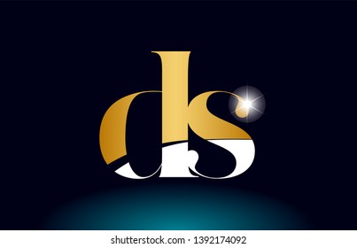 Gold Golden Alphabet Letter Ds D Stock Vector (Royalty Free) 1392174092 ...