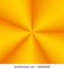 Gold, golden metal background. Conical gradient / gradient mesh background.