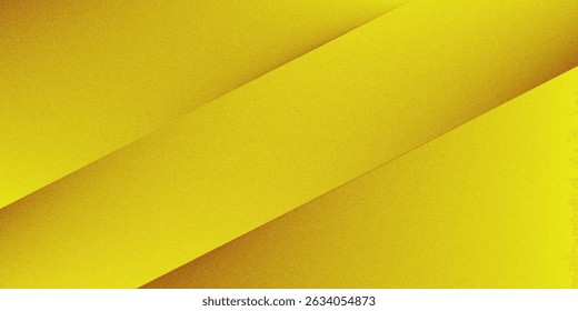 Gold golden mustard yellow brown orange whate abstract background. Geometric shape. Line stripe diagonal angle. Color gradient. Bright shine glitter glow light metallic metal. Noise grain. Wide banner