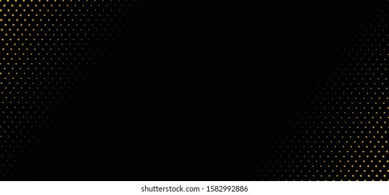 Gold golden polka dot point pattern Memphis style pois design Seamless shape Vector transparent fabric texture background banner Funny retro pop art 80 70 year style Circle buttons mark christmas xmas