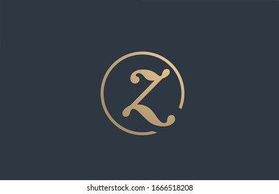 gold golden yellow alphabet letter Z logo icon design for business company. Suitable for catchy logotype