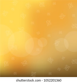 gold gradient background and maple leaves,bokeh