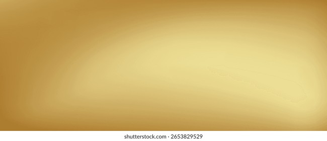 Textura metálica de fundo de gradiente dourado. Gradiente dourado borrado suave movimento suave brilho brilhante. Ilustração do vetor EPS