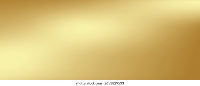Textura metálica de fundo de gradiente dourado. Gradiente dourado borrado suave movimento suave brilho brilhante. Ilustração do vetor EPS