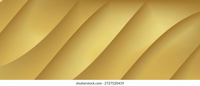 Goldene Farbverlauf-Hintergrund-Textur metallisch. Goldener Farbverlauf unscharf weich glatte Bewegung hellen Glanz. EPS-Vektorgrafik