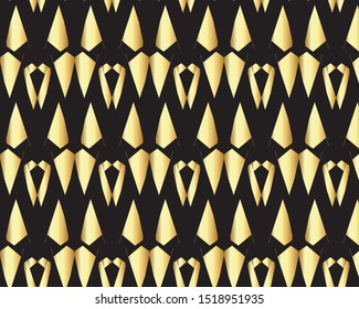 Gold gradient with black background pattern design