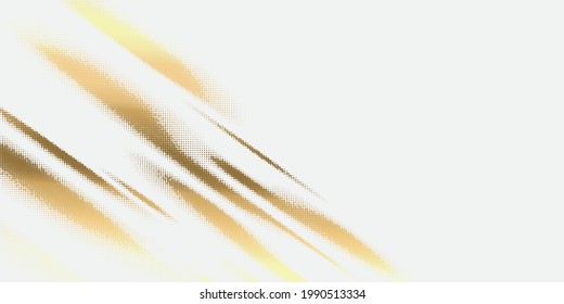 gold gradient Chrome color halftone texture background. vector golden, copper brass and metal  template.