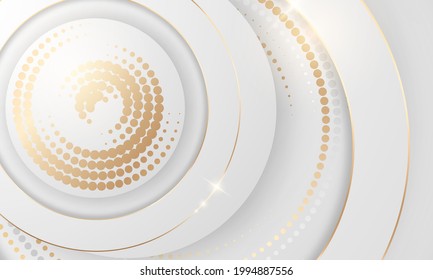 gradiente dorado Fondo de textura de media tonalidad cromado de color. oro vectorial, latón de cobre y plantilla de metal.