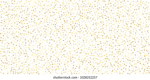 Gold gradient circles on a white background. Vector IIlustration. Template for holiday designs, invitation, party, birthday, wedding.