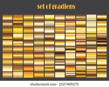 Ilustração de arte vetorial de metal com gradiente de ouro, perfeito para designs de luxo, fundos elegantes e projetos gráficos premium