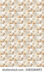 Goldgradient glänzende Formen auf weißem Hintergrund
