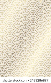 Goldgradient glänzende Formen auf weißem Hintergrund