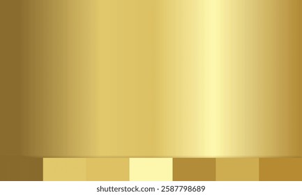 gold gradient texture banner background with color palette sign design.vector illustration