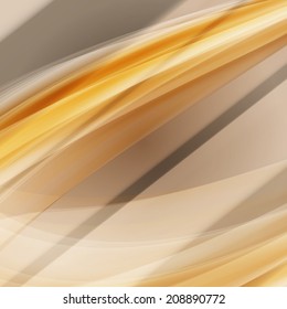 Gold gradient waves striking movement under transparent glass square spectacular background