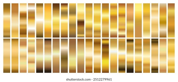 Gold Gradients Color Swatch Set
