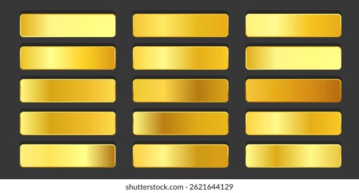 Goldgradienten Metallgradienten eingestellt
