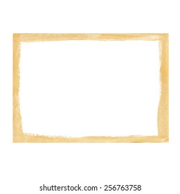 Gold grunge frame