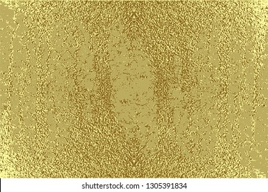 Gold grunge texture to create distressed effect. Patina scratch, cracks golden elements. Vintage abstract illustration. Surface Crack . Overlay distress grain graphic design