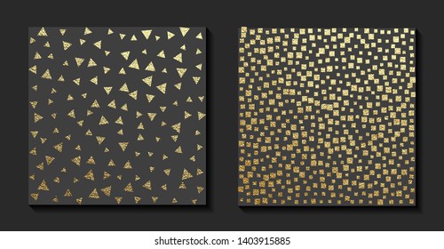 Gold grunge texture to create distressed effect.