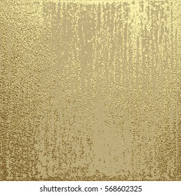 Gold grunge texture to create distressed effect. Patina scratch golden elements. Vintage abstract illustration. Bright sketch surface . Overlay distress grain graphic design.