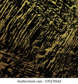 Gold grunge texture to create distressed effect. Patina scratch golden elements. Vintage abstract illustration. Bright sketch surface . Overlay distress grain graphic design.