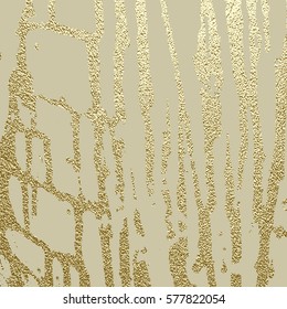 Gold grunge texture to create distressed effect. Patina scratch golden elements. Vintage abstract illustration. Bright sketch surface . Overlay distress grain graphic design