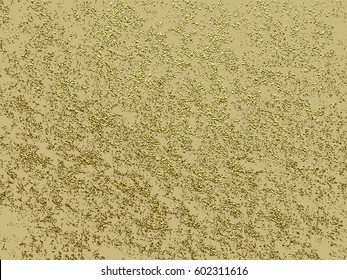 Gold grunge texture to create distressed effect. Patina scratch golden elements. Vintage abstract illustration. Bright sketch surface . Overlay distress grain graphic design.