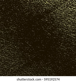 Gold grunge texture with distressed effect. Patina scratch golden elements. Vintage background. Bright sketch surface. Vector illustration.