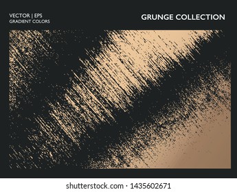 Gold grunge texture with shiny effect. Scratched patina golden background elements. Gold marbling texture design for poster, brochure, invitation, cover book, catalog, wrap paper, present.